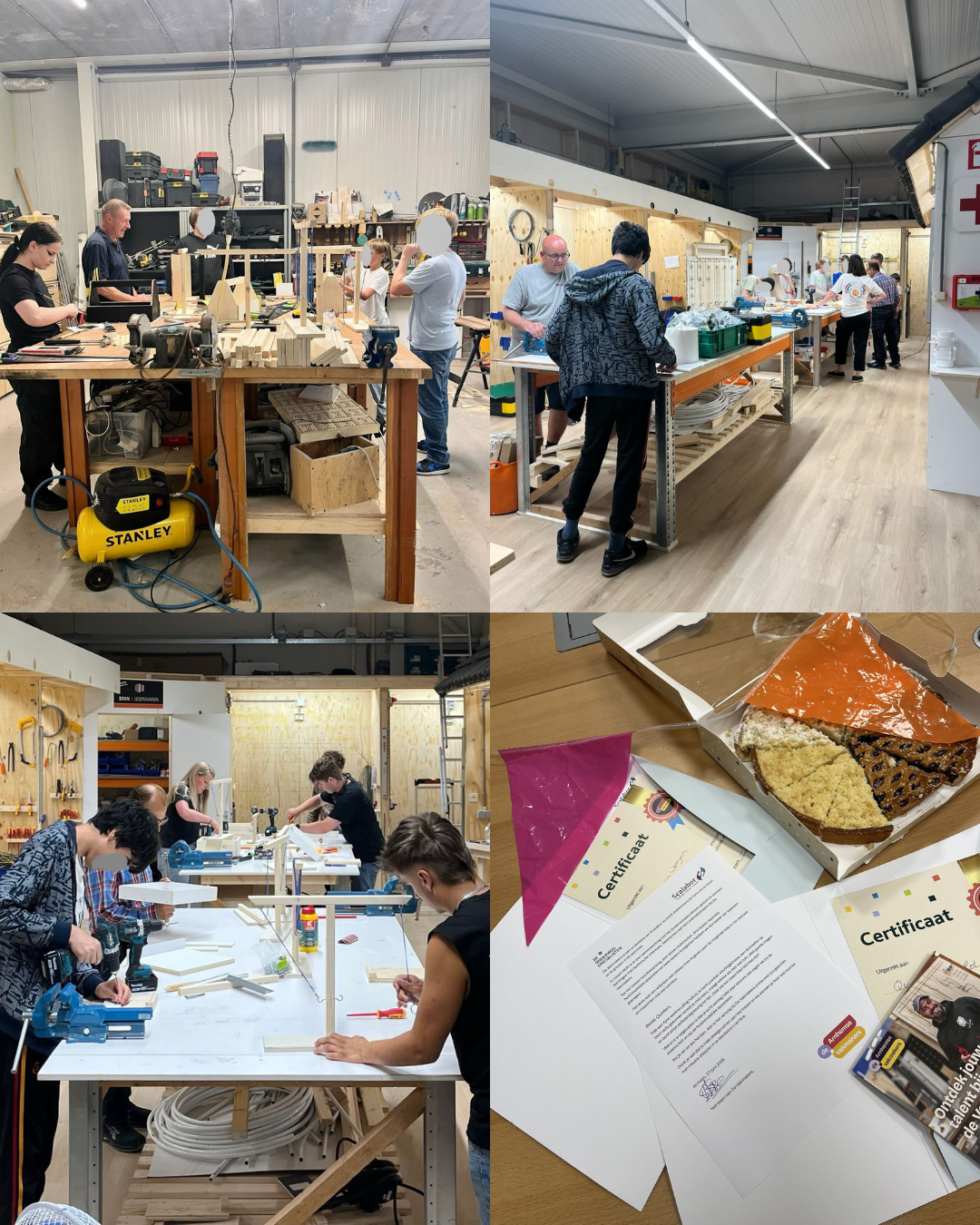 Leerlingen van VSO Mariendael ontdekken hun talent in techniek en bouw tijdens een meeloopdag bij De Vakmakers Arnhem, onderdeel van Scalabor.