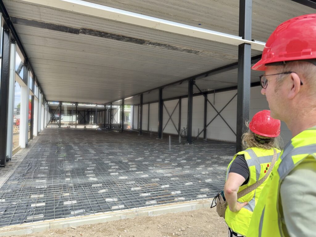 Nieuwbouw - Bezoek op de bouwplaats juli 2025