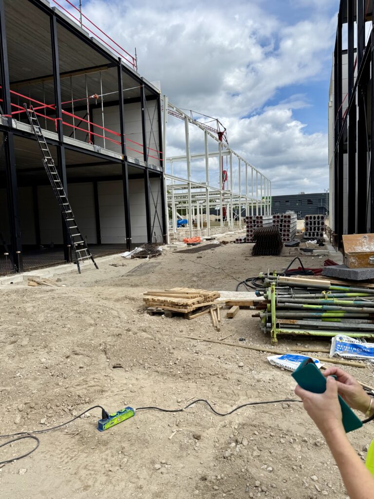 Nieuwbouw - Bezoek op de bouwplaats juli 2025