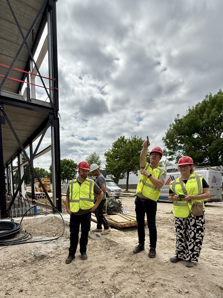 Nieuwbouw - Bezoek op de bouwplaats juli 2025