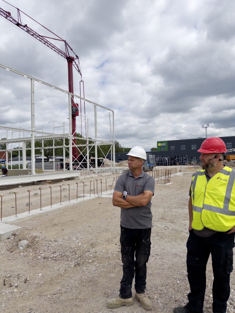 Nieuwbouw - Bezoek op de bouwplaats juli 2025