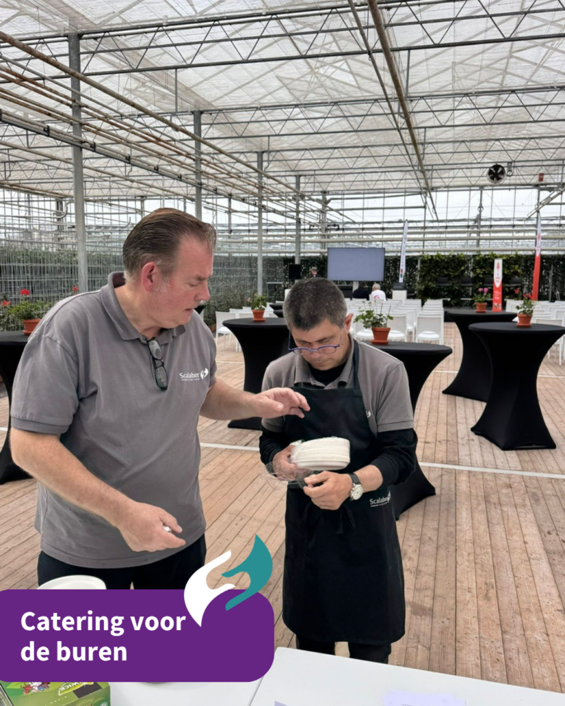 Scalabor verzorgde de catering tijdens het succesvolle relatie- en partnerevent van Mobilane in Bemmel met 140 deelnemers in een groene setting.