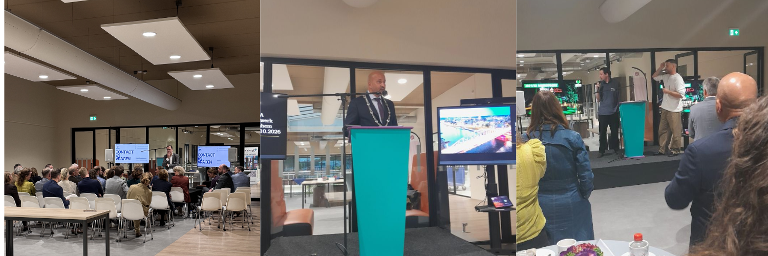 Burgemeester Ahmed Marcouch spreekt bij het Directie Netwerk Arnhem